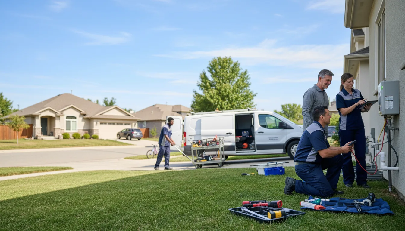 Tankless water heater service in Houston, TX